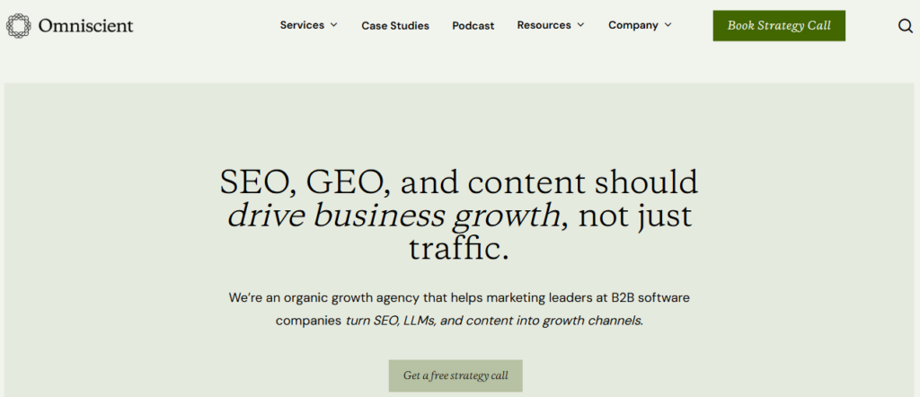 omniscient digital - content marketing agency