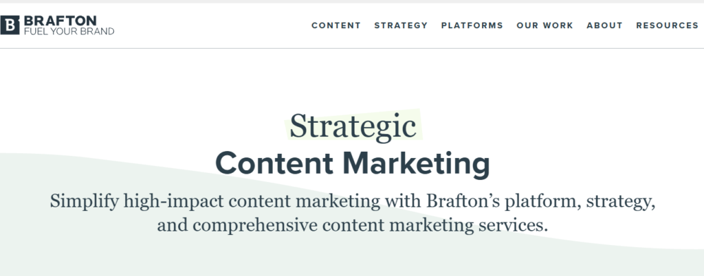 brafton - best content marketing agencies