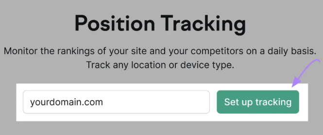 position tracking