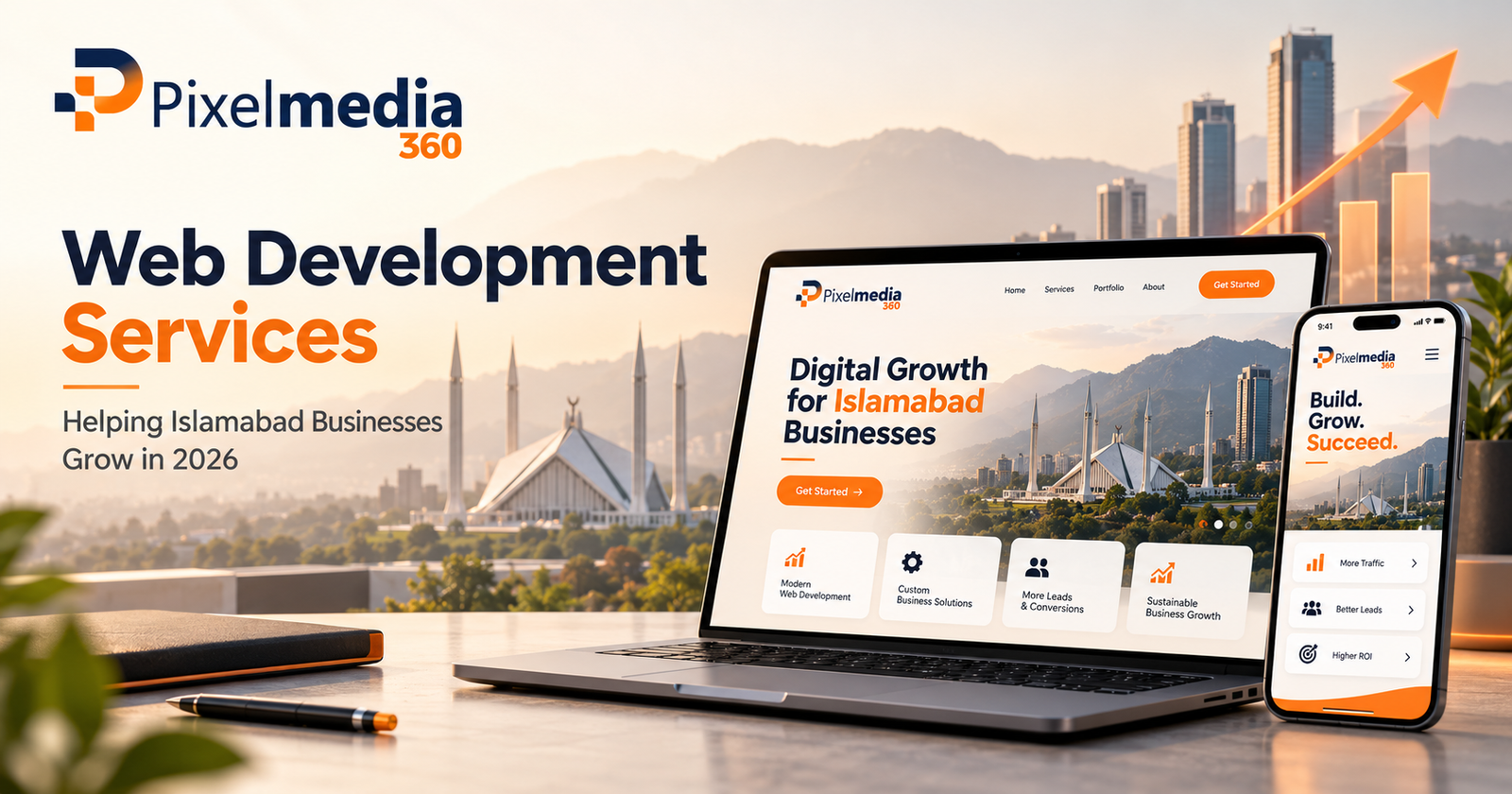 Pixelmedia 360 Web Growth Banner